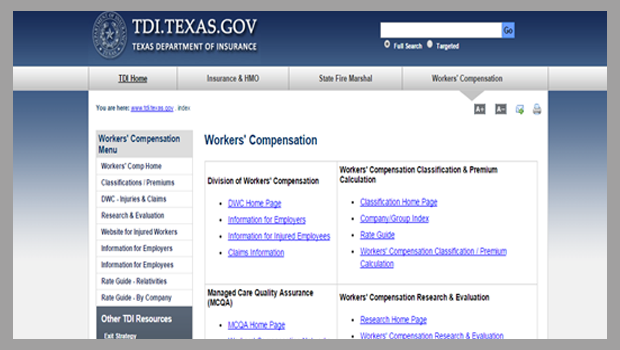 Texas Department of Insurance-Division of Workers' Compensation