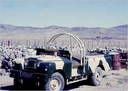 Pic of vehicle with robust roll bar.