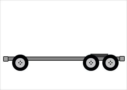 Basic large truck chassis.