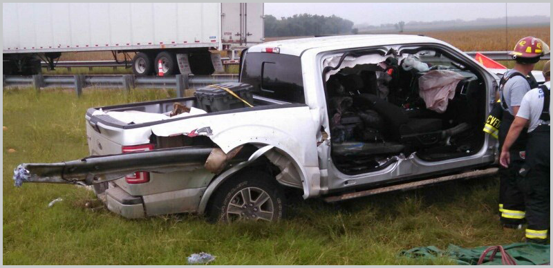 Guardrail Spearing Outside of Amarillo