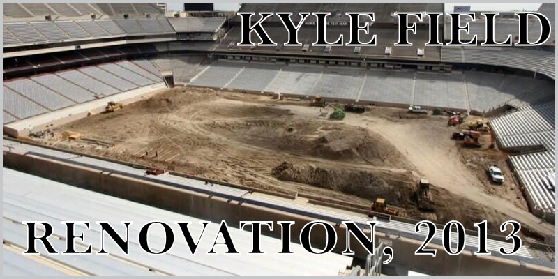 Kyle Field under reconstruction