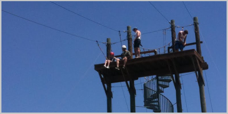 Camp Thurman zipline