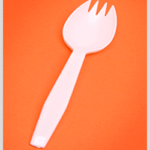 Plastic spork