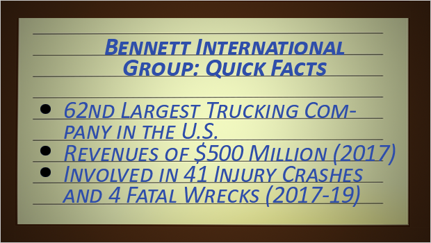 Bennett International Group Quick Facts