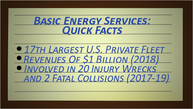 Basic Energy Services Quick Facts