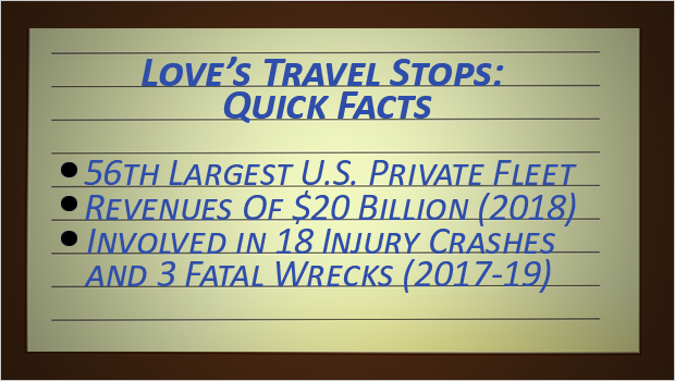 Love's Travel Stops Quick Facts