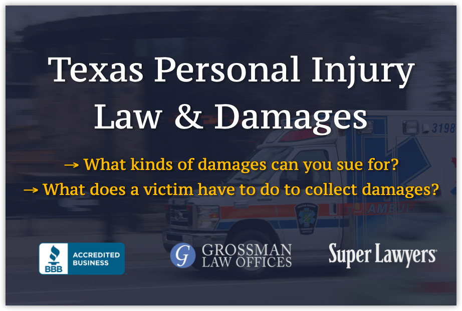 Personal Injury Law In Texas What Damages Are Recoverable