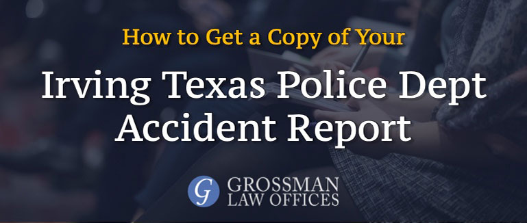 irving police department accident report
