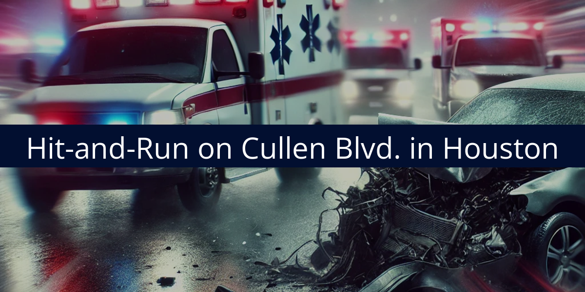 One Dead in Hit-and-Run on Cullen Boulevard in Houston, TX