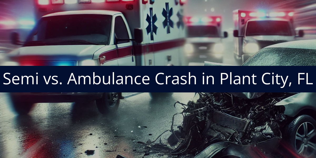 One Killed, Two Injured in Semi vs. Ambulance Crash in Plant City, FL