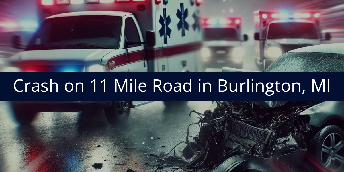 One Injured in Semi Crash on 11 Mile Road in Burlington, MI