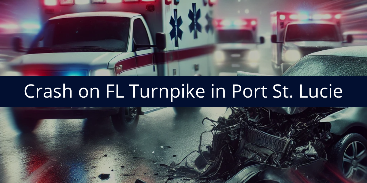 One Dead, One Injured in Semi Crash on Florida Turnpike in Port St. Lucie