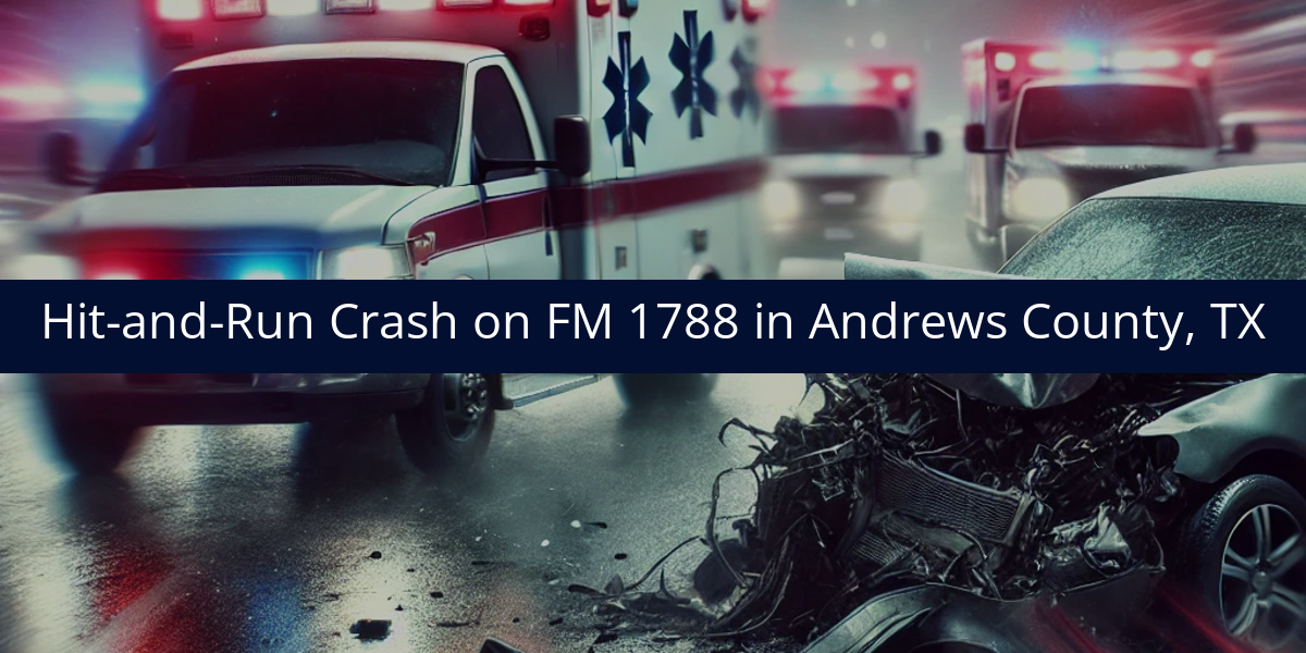 Ricky Scott Riojas Killed in Hit-and-Run Crash on FM 1788 in Andrews County, TX