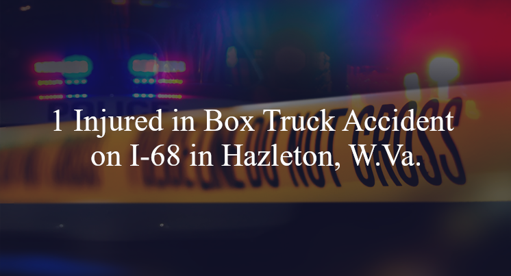 box truck accident hazleton w va i 68