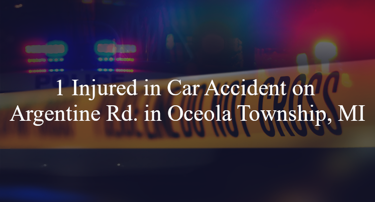 car accident oceola township mi argentine rd bergin rd