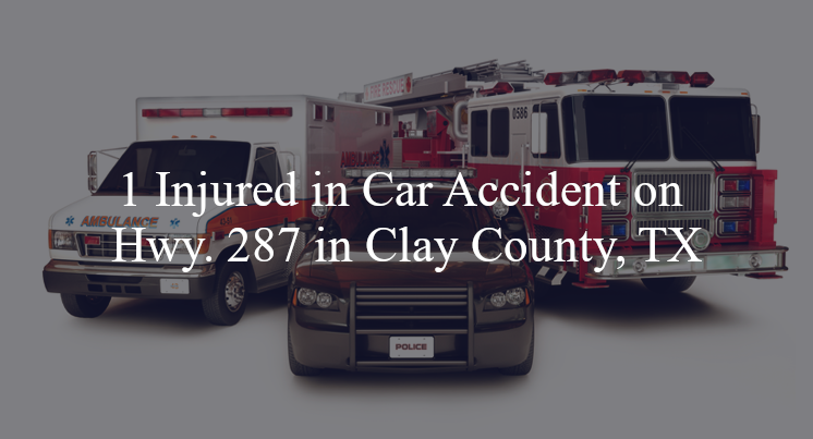 car accident clay county tx hwy 287