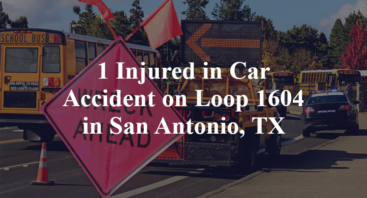 1 Injured in Car Accident on Loop 1604 in San Antonio, TX