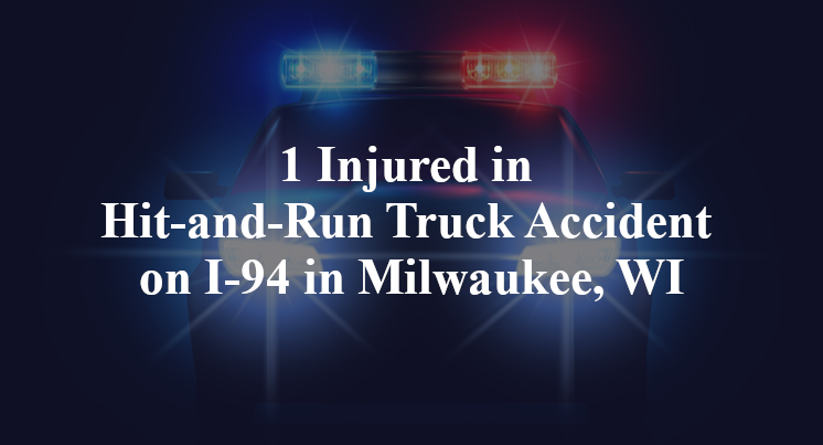 1 Injured in Hit-and-Run Truck Accident on I-94 in Milwaukee, WI