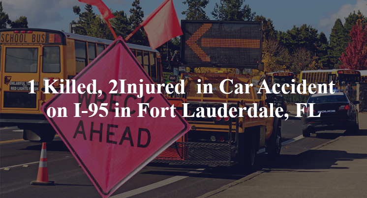 car accident fort lauderdale fl i 95 commercial blvd