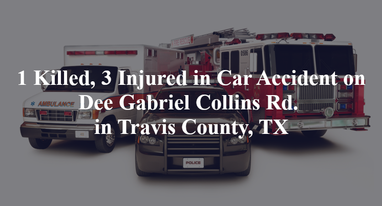 car accident travis county tx dee gabriel collins rd