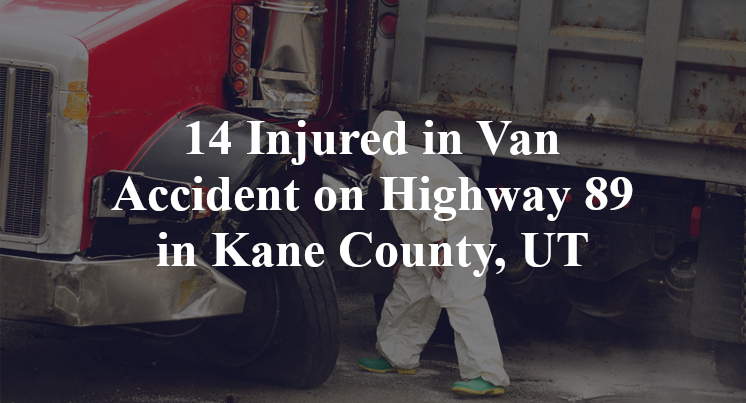 14 Injured in Van Accident on Highway 89 in Kane County, UT