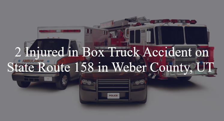 box truck accident weber county ut state road 158