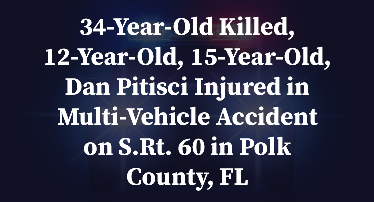 34-Year-Old Killed, 12-Year-Old, 15-Year-Old, Dan Pitisci Injured in ...
