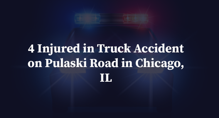 4 Injured in Truck Accident on Pulaski Road in Chicago, IL