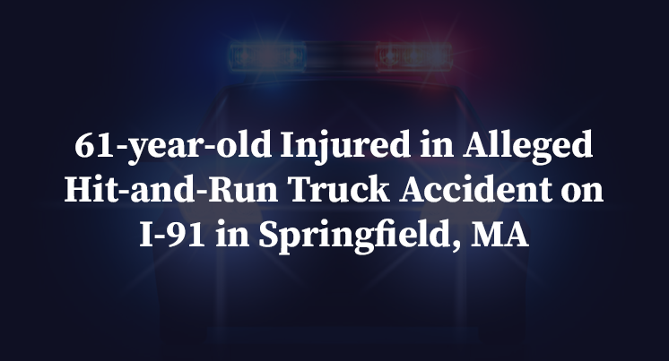 61-year-old Injured in Alleged Hit-and-Run Truck Accident on I-91 in Springfield, MA
