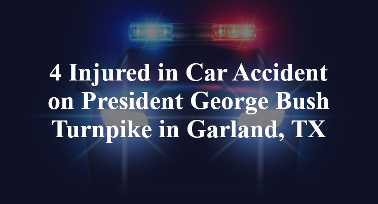 Car Accident on President George Bush Turnpike in Garland, TX