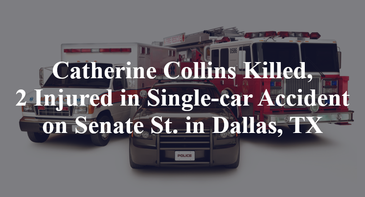 Catherine Collins Killed, 2 Injured in Single-car Accident on Senate St. in Dallas, TX