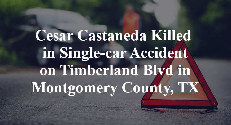 Cesar Castaneda Killed in Single-car Accident on Timberland Blvd in Montgomery County, TX