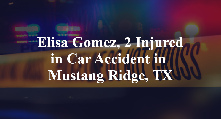 Elisa Gomez Car Accident in Mustang Ridge, TX