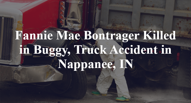 Fannie Mae Bontrager Killed in Buggy, Truck Accident in Nappanee, IN