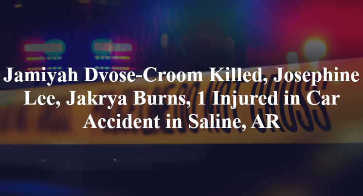 jamiyah dvose croom josephine lee jakyra burns car accident saline ar