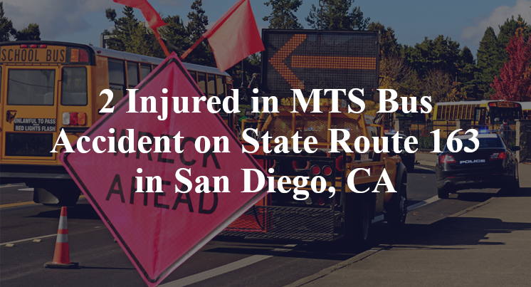 MTS Bus Accident on State Route 163 in San Diego, CA