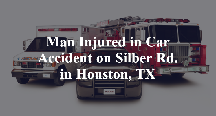 Man Injured in Car Accident on Silber Rd. in Houston, TX