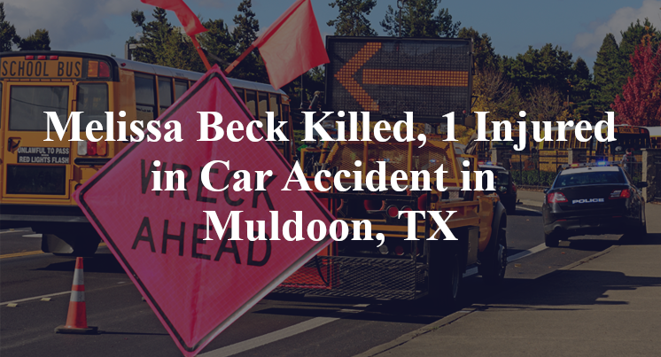 Melissa Beck Car Accident in Muldoon, TX