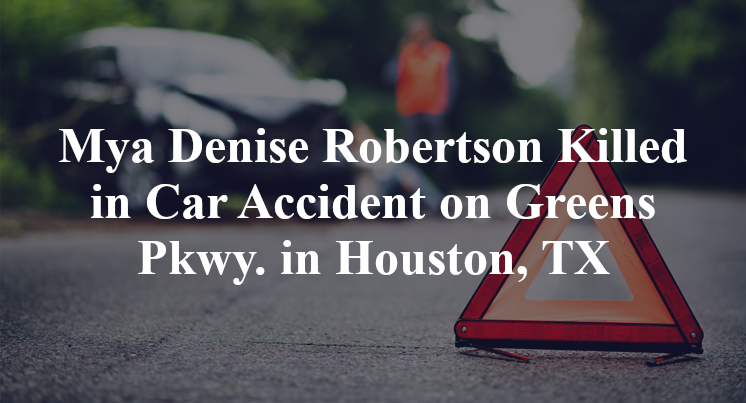 Mya Denise Robertson Killed in Car Accident on Greens Pkwy. in Houston, TX