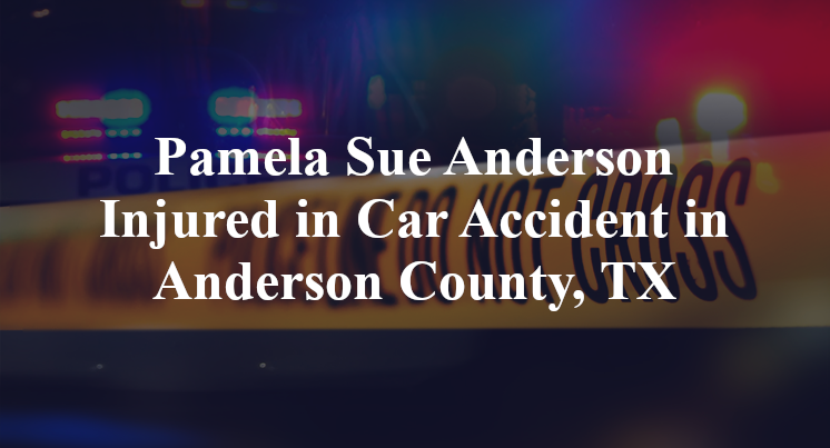 Pamela Sue Anderson Car Accident in Anderson County, TX
