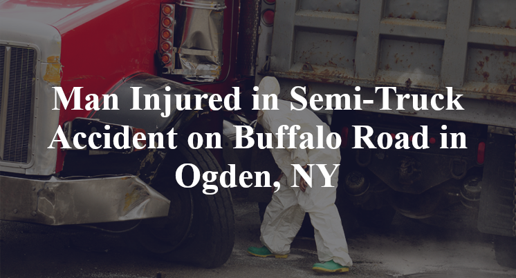 Semi-Truck Accident on Buffalo Road in Ogden, NY