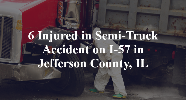Semi-Truck Accident on I-57 in dix Jefferson County, IL