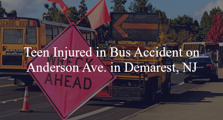 bus accident demarest nj anderson ave county rd
