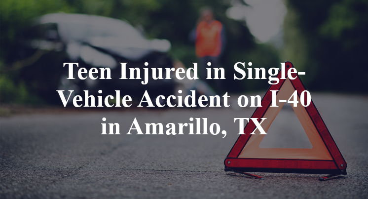 Single-Vehicle Accident on I-40 in Amarillo, TX