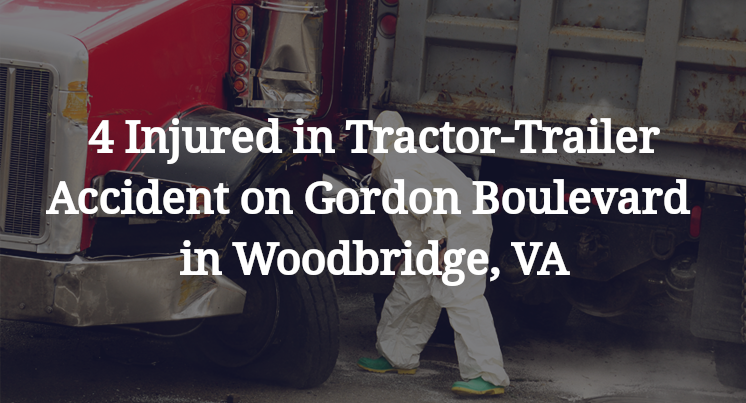 Tractor-Trailer Accident on Gordon Boulevard in Woodbridge, VA
